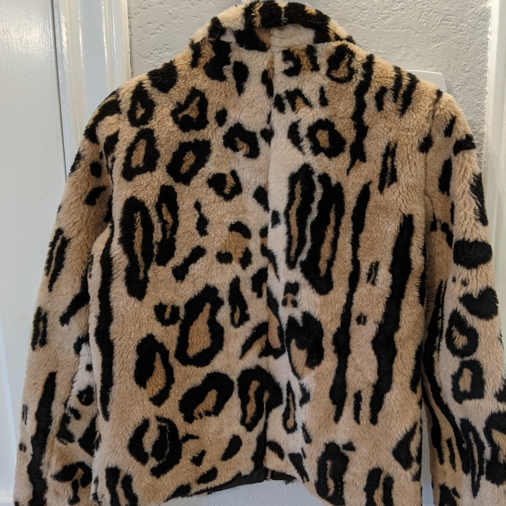 Express Cheetah Print Jacket